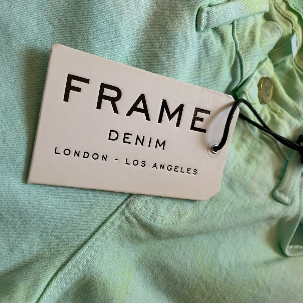 FRAME | Denim Custom Tie Dyed Crop Jeans NWT - Picture 4 of 11